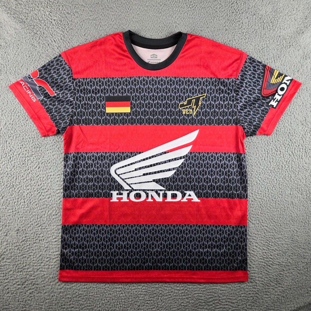 Honda Racing JT Racing Jersey Mens XL Red Black Motocross Germany 26 Shirt
